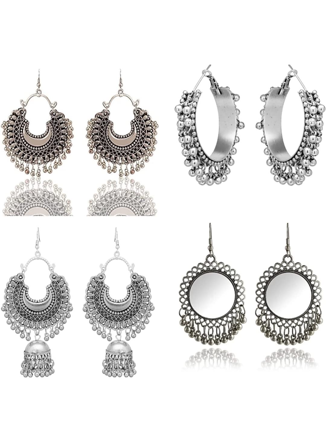 Ishaanvi fashion Oxidised combos Earring Set (B09RMP76PL) Amazon Price History, Amazon Price Tracker