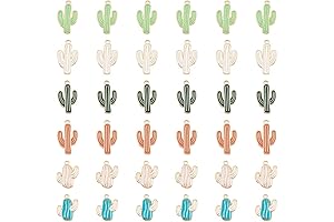 PH PandaHall Cactus Charms Pendant