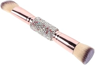 Dual-ended Makeup Brush with Soft Bristles Bu...