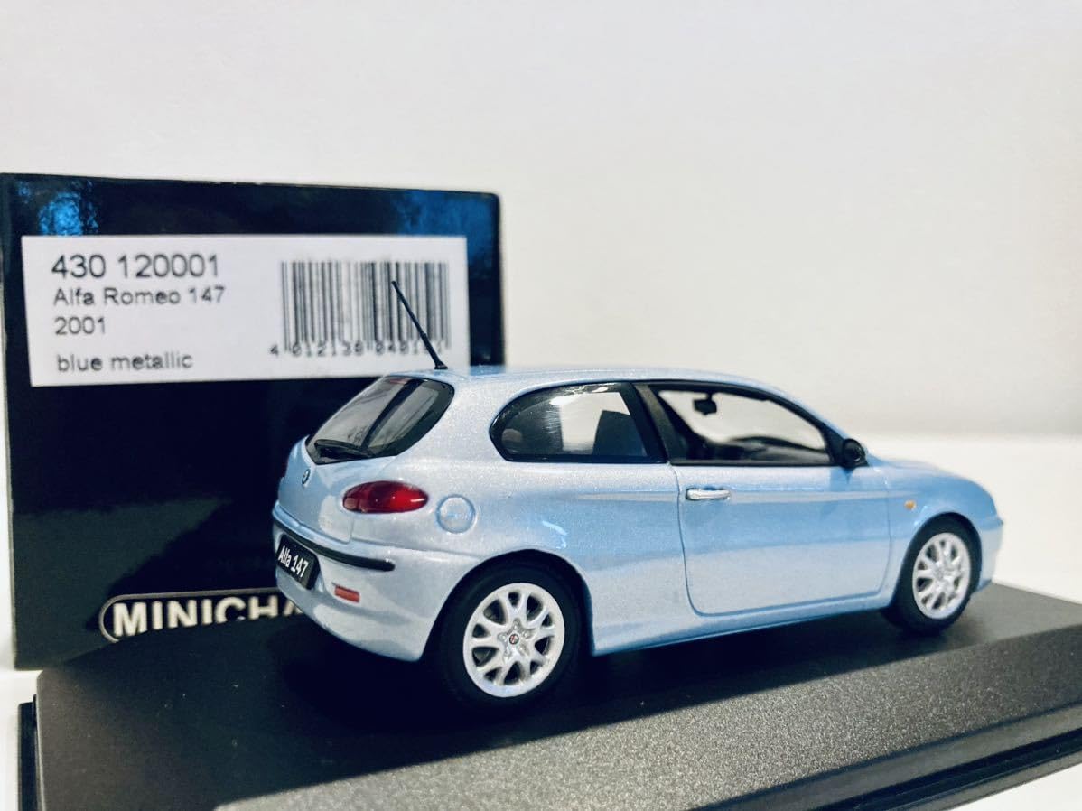 Amazon.co.jp: 1/43 Minichamps Alfa Romeo 147 2001 Blue : おもちゃ