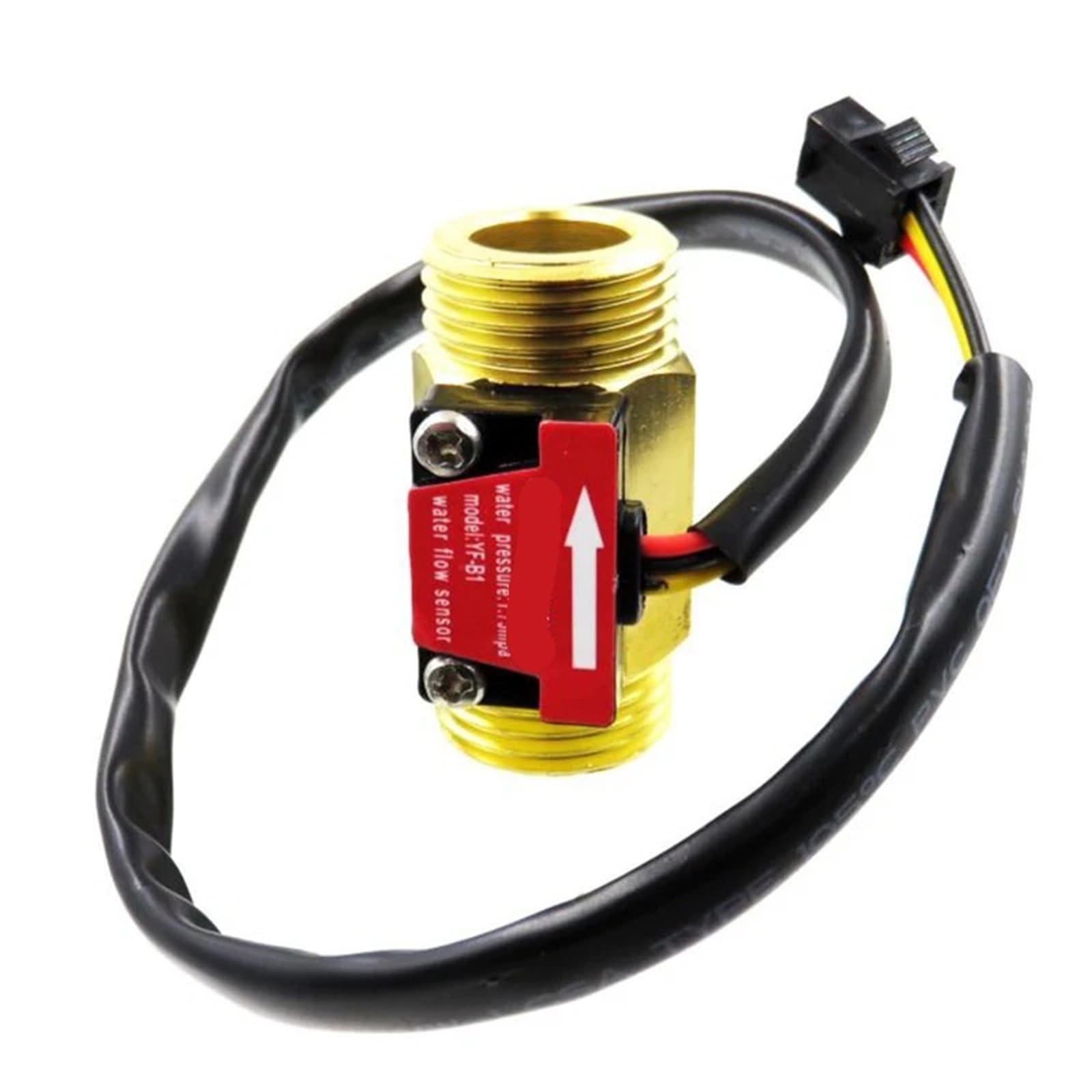 Capteur de débit pulsé G1/2 avec boîtier en cuivre haute pression