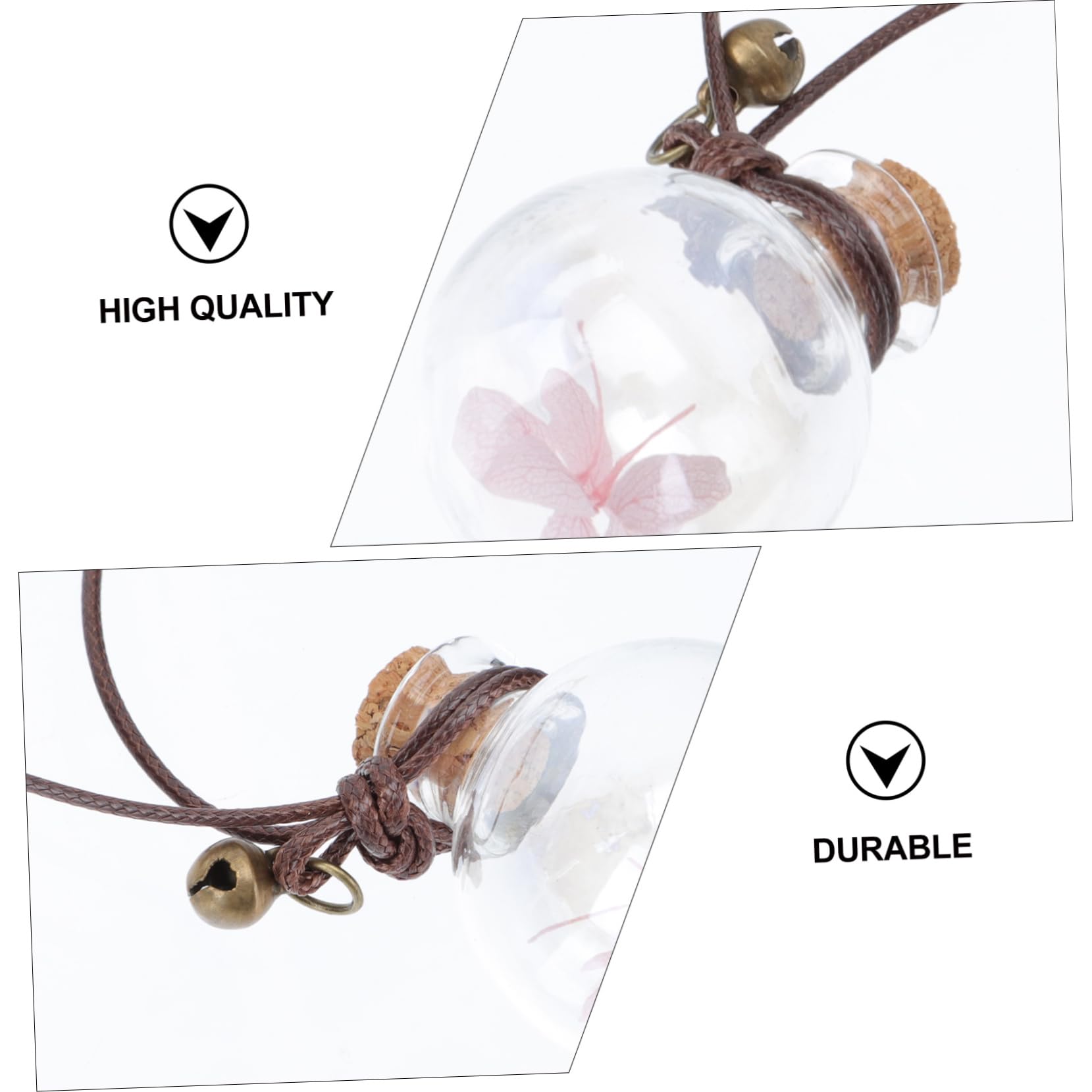CALLARON 20piezas Botellas De Perfume Colgantes Para Coche Aromaterapia Decoración Práctica Para Hogar y Vehículo Para Fragancias y Aceites Esenciales