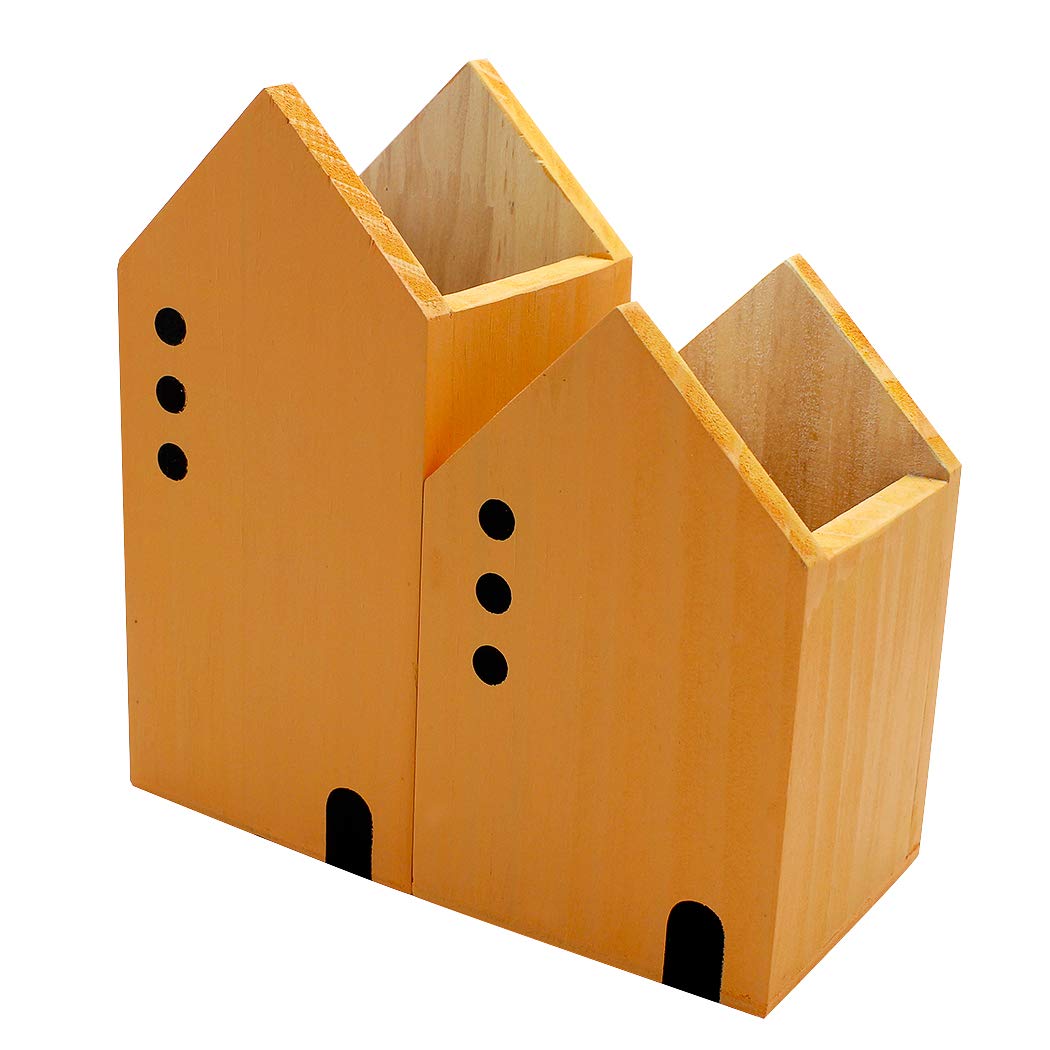 FytStycale Stiftebox Aus Holz – Mit Schutzfach Für Stifte Und Kleinteile