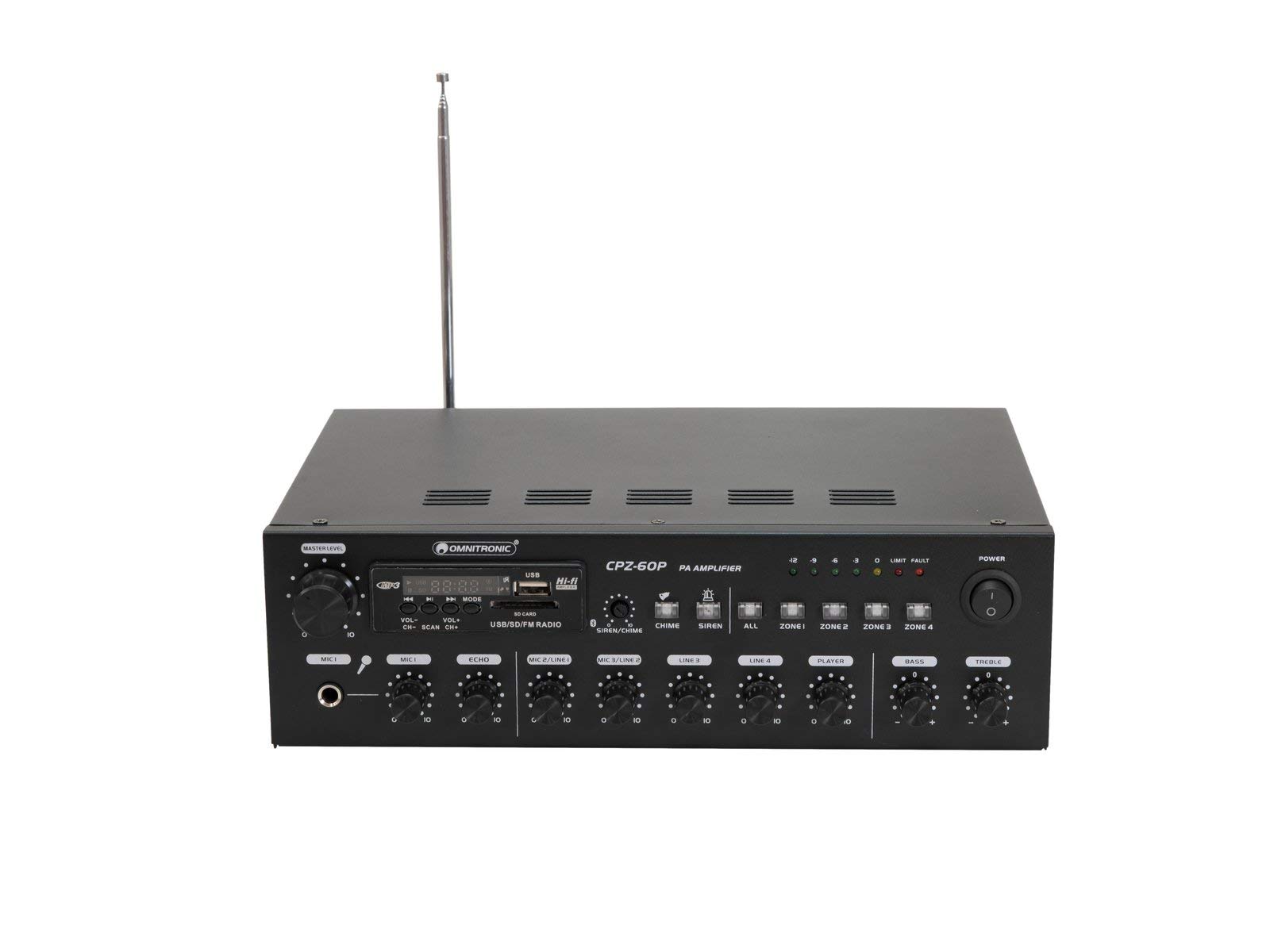 OMNITRONIC CPZ-60P PA Mixer Amplifiatore Mixing Amplifier