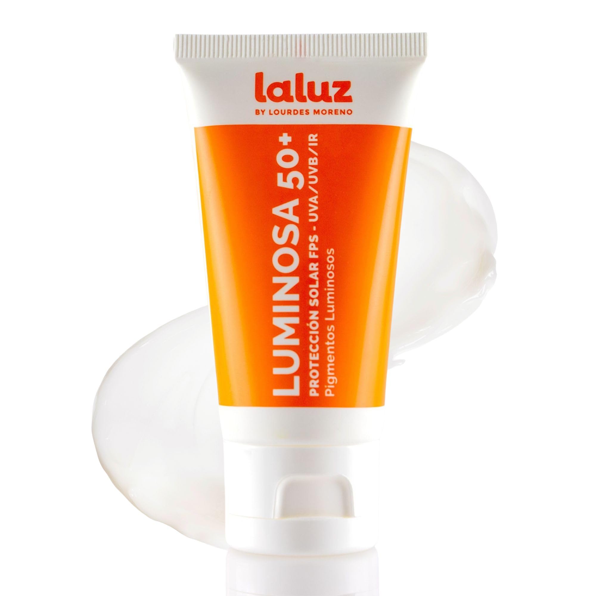 Lourdes Moreno | Crema Solar Facial 50 Luminosa | Protector Solar Facial 50 Spf Para Todo Tipo De Pieles | Crema Protectora Solar 50 Facial Antimanchas | Absorción Rápida Sin Efecto Graso - 50 ml