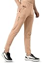 DRIZONE 4 Way Stretch Track Pants for Men | Lycra Polyester Gym Lower Regular Fit with Zipper Pocket | Workout & Sports Wear (in, Alpha, 2XL, Regular, Beige) gallery image