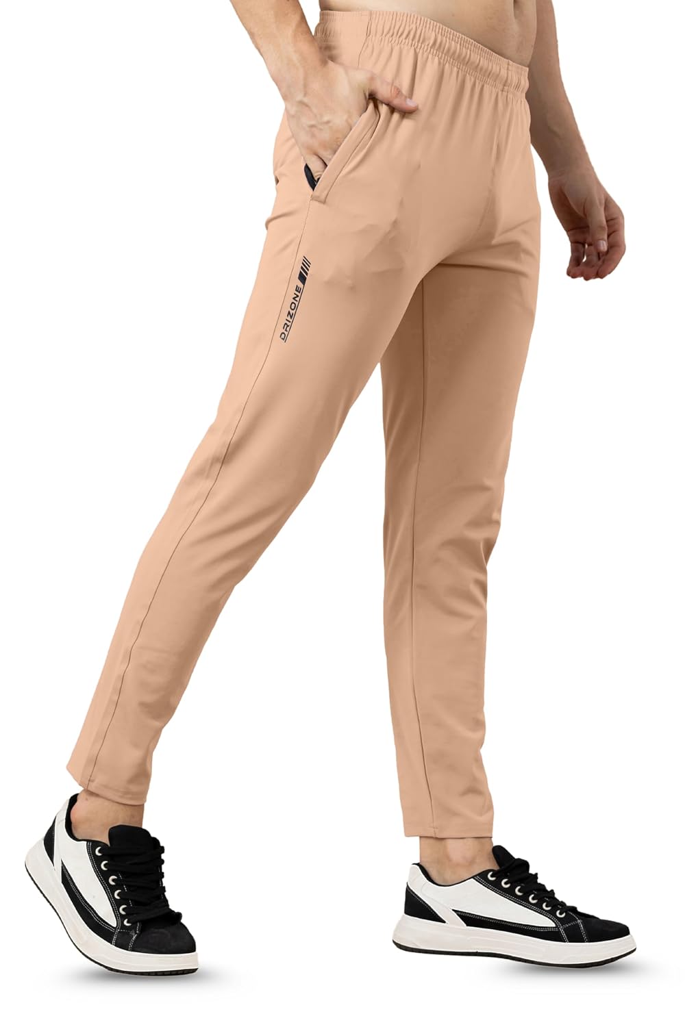 DRIZONE 4 Way Stretch Track Pants for Men | Lycra Polyester Gym Lower Regular Fit with Zipper Pocket | Workout & Sports Wear - Review, Price and Buying Guide