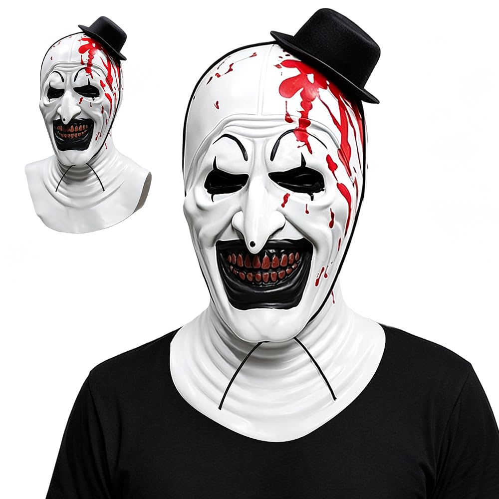 Terrifier Art the Clown Mask, Art The Clown Terrifier Costume Terror Masks