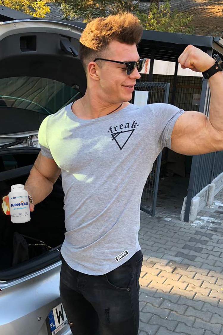 ALLNUTRITION Burn4all Fat Reductor L-Carnitin Sehr effektiver Körperfettabbau Bietet Energie Hemmt den Appetit Nahrungsergänzungsmittel Ohne Zusatzstoffe 100 Kapseln 33 Portionen