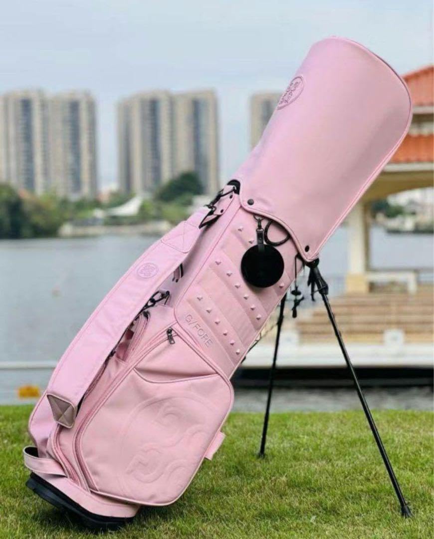 Amazon | ジーフォア レディース キャディバッグ ピンク GFORE | ノー