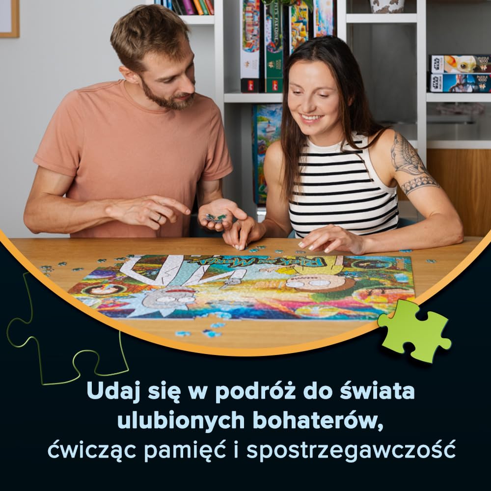 Trefl - Puzzle 1000 Elementów, Marvel Heroes, Premium Plus, Marvel