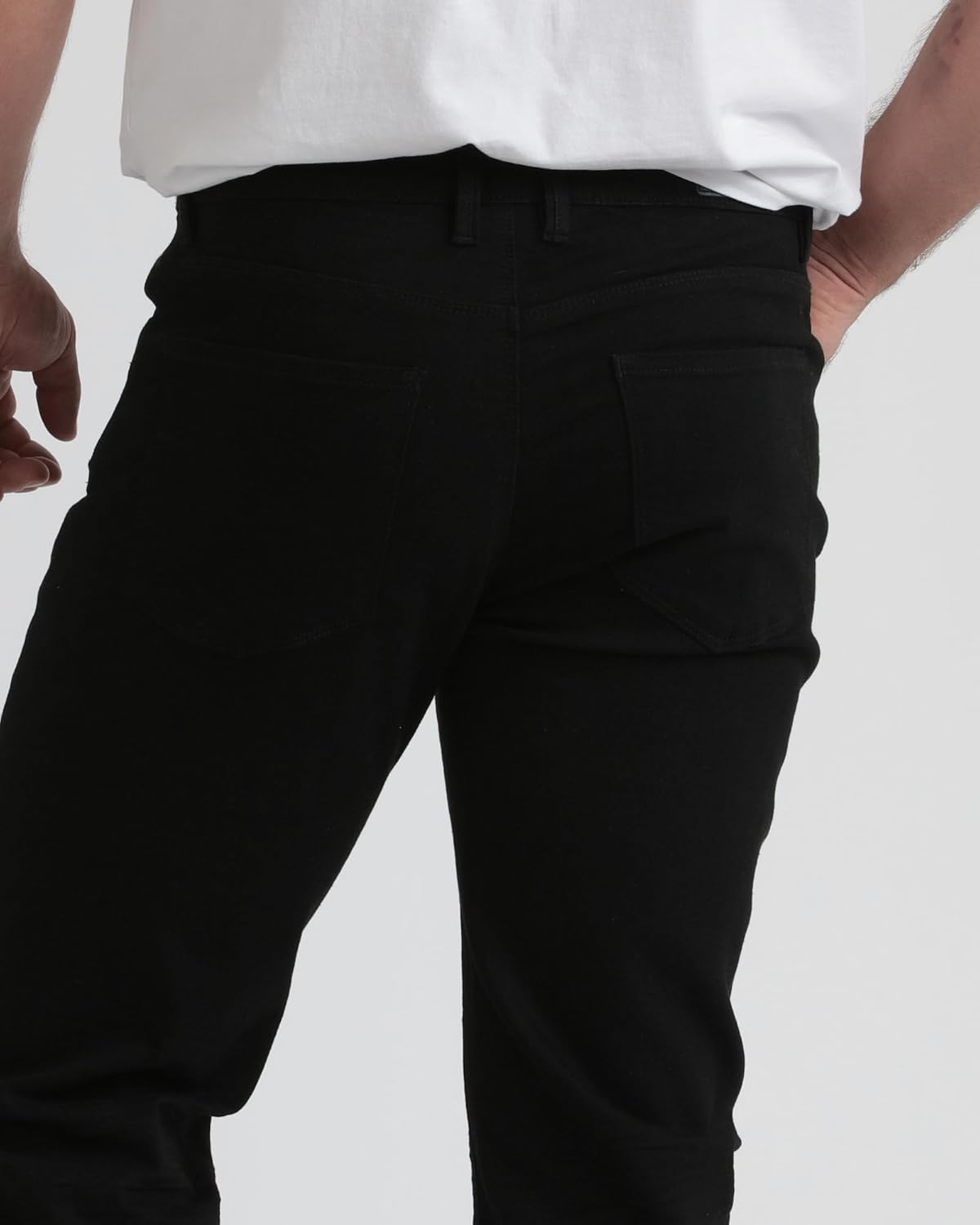 Kenneth Cole REACTION Athletic Fit Jeans for Men - Soft and Flexible Stretch Jeans - Men's Jeans Roomier Fit - Image 3