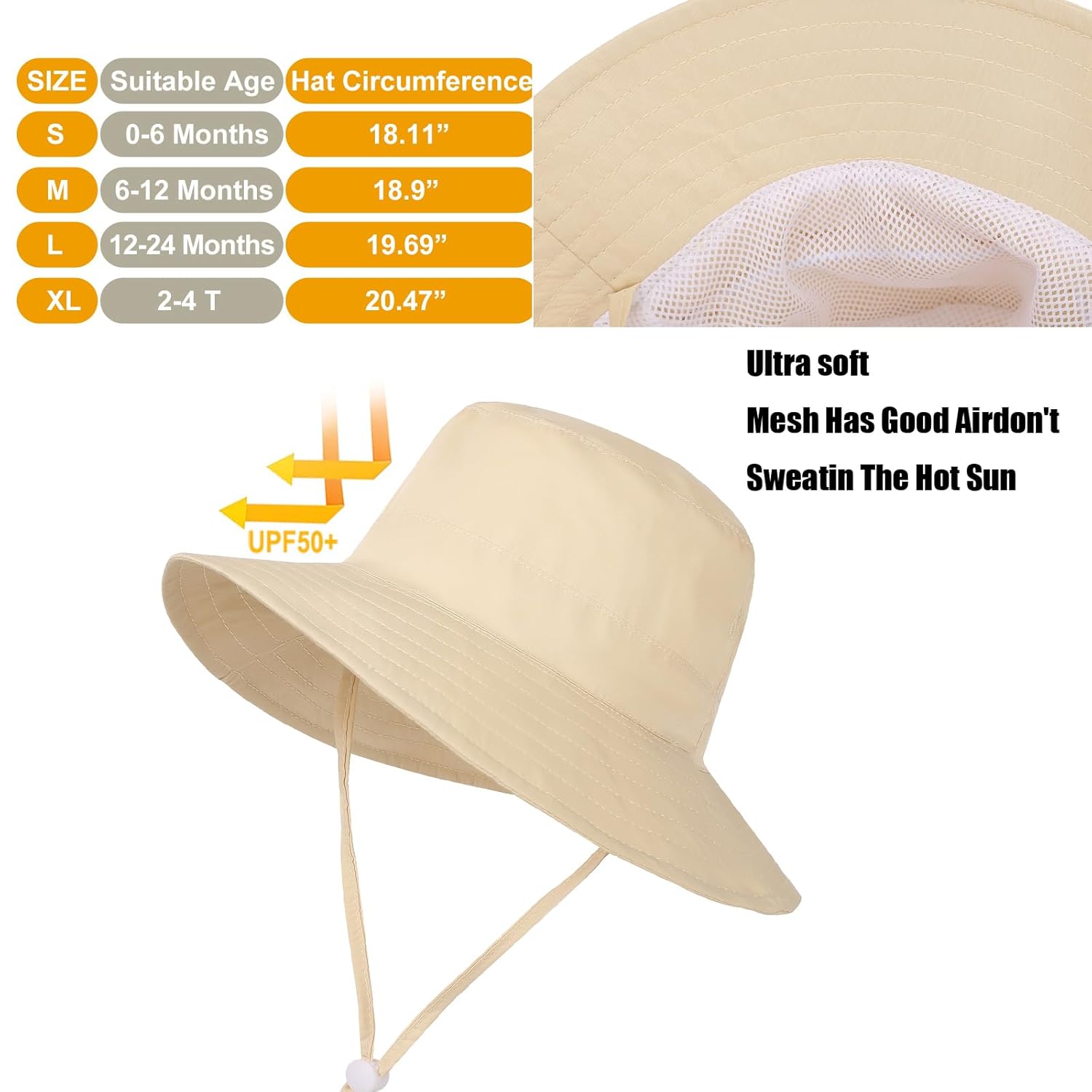 Chapéu de sol infantil FPS 50+ para meninos e meninas de 0 a 4 anos em promoção! Veja a oferta e mais achadinhos de Bonés & Chapéus Infantis 2 Hoje é o melhor dia para comprar Chapéu de sol infantil FPS 50+ para meninos e meninas de 0 a 4 anos com aquele preço maroto! Promoção! Aproveite a oferta! 2