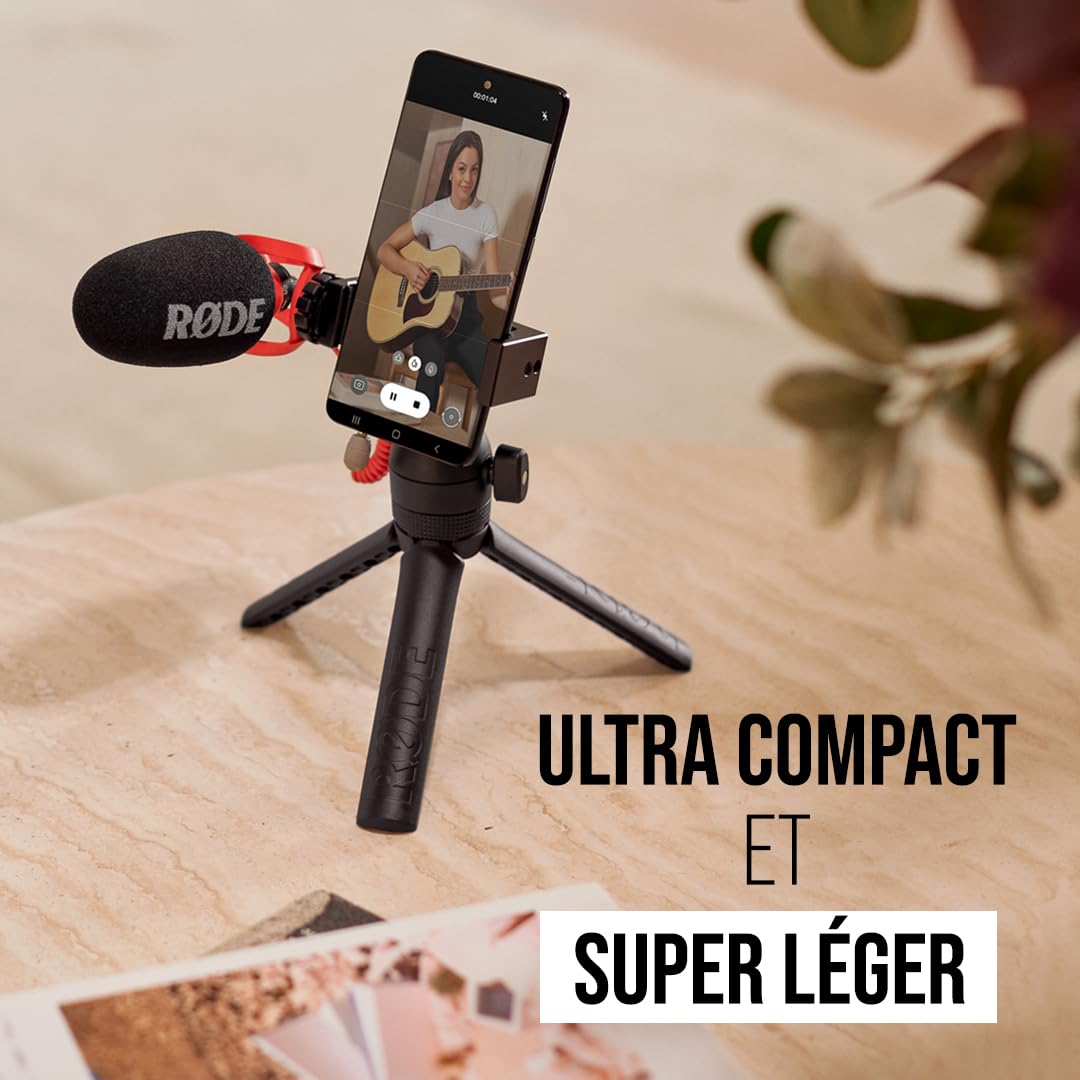 RØDE VideoMicro II Micro-canon ultra-compact sur caméra pour enregistrement audio de haute qualité avec un appareil photo ou un appareil mobile