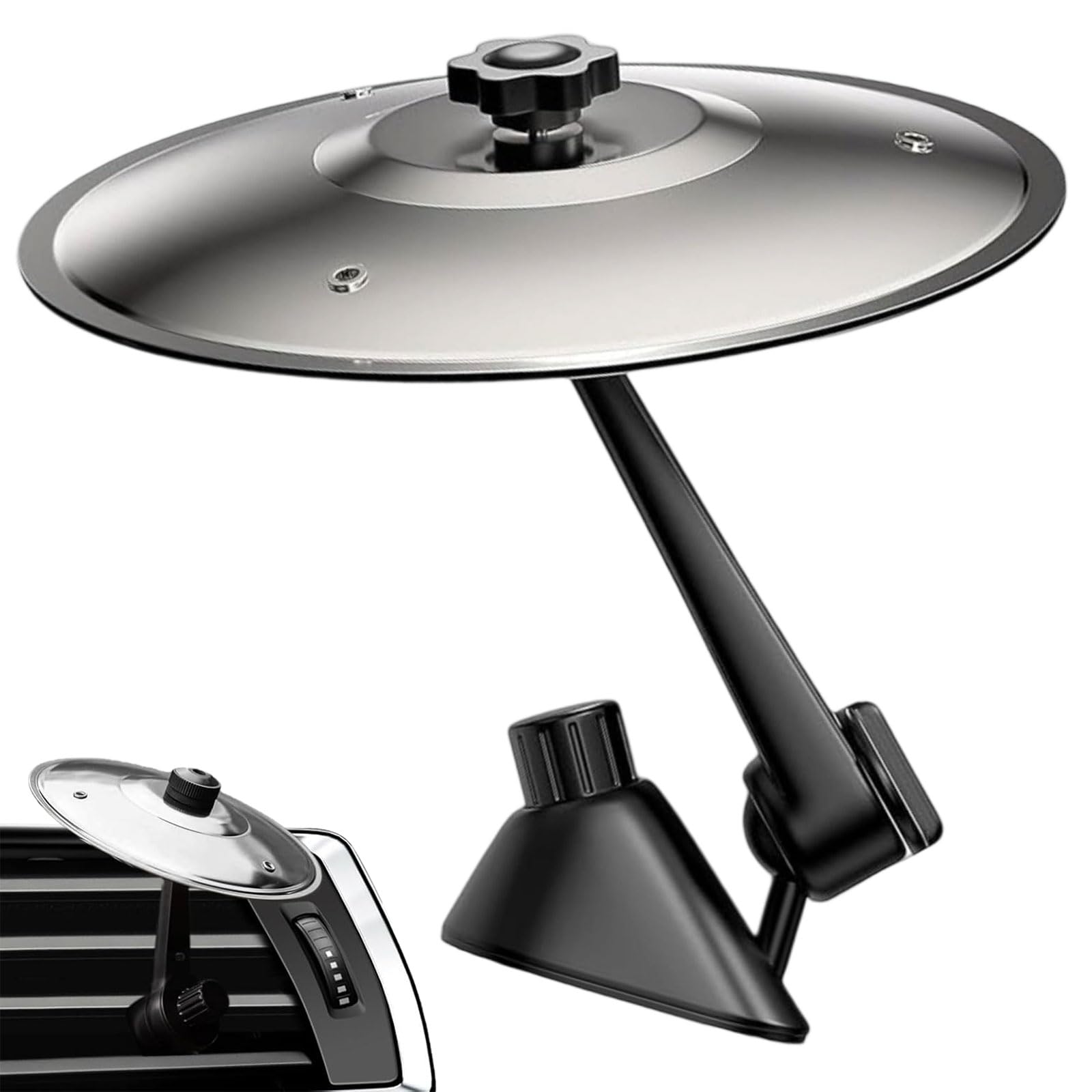 Car Cymbal Air Vent, Auto Crash Becken Lüftungsschlitz, Lustiges Auto Mini Trommel Cymbals Musikinstrument