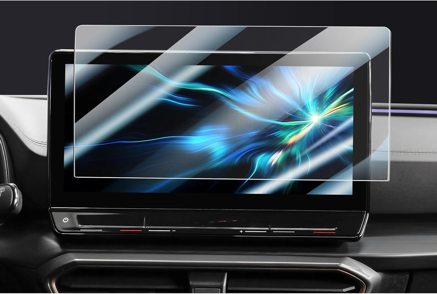 CDEFG Compatible with Cupra Formentor VZ 2021 2022 2023 2024 Tempered Glass Screen Protector 12 inch HD GPS Navigator Protected Film Glass Car Accessories