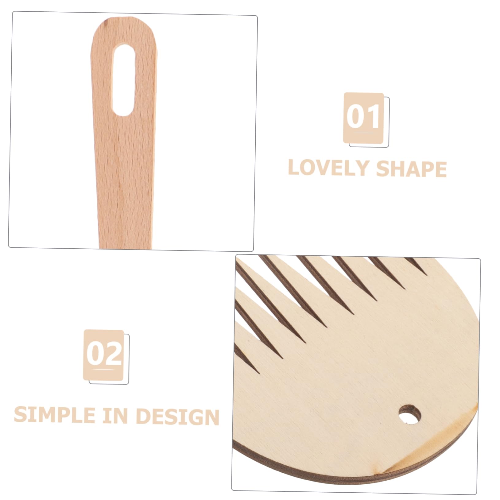 32 Piezas Kit Para Tejer Tapices Tejido De Punto Tejeduría Agujas Tejiendo Suministros De Coser Suministros Para Manualidades Tejido De Tapicería De Punto Madera Beige