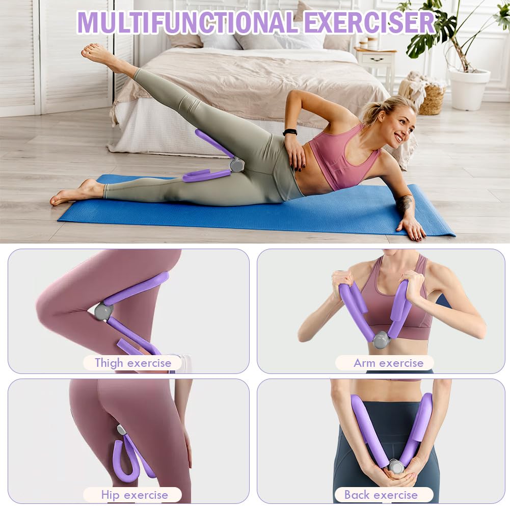 Esercitatore Per I Muscoli Del Pavimento Pelvico Della Coscia Interna, Sicuro, Allenamento A Casa, Allenatore Di Cosce Per L'allenamento Di Glutei/Braccia/Gambe/Riparazioni Postpartum Ecc