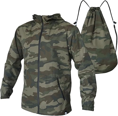 Chaqueta tipo mochila reversible 2 en 1 (como se ve en Shark Tank), chaqueta impermeable unisex Dryflip 2.0