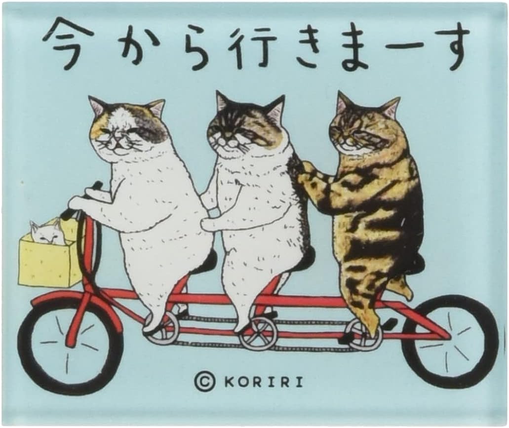 ナカジマコーポレーション Nakajimacorp 正規逆輸入品 世にも不思議な猫世界 マグネッツ アクリル 自転車 Cm キャラクター ブルー 18 4 2x5
