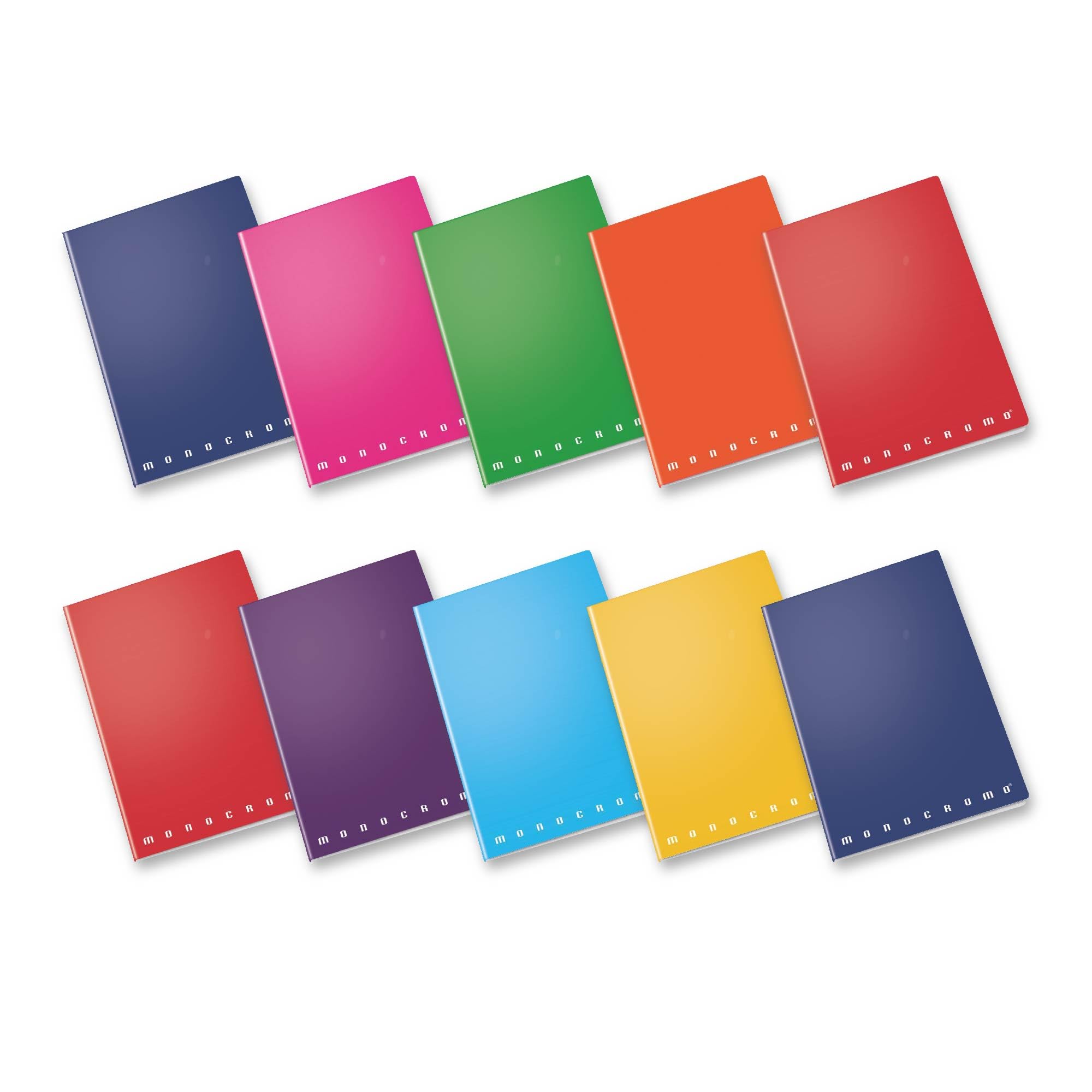 PIGNA MONOCROMO PPL Notebook with Point Metallic, 42 Sheets, A4