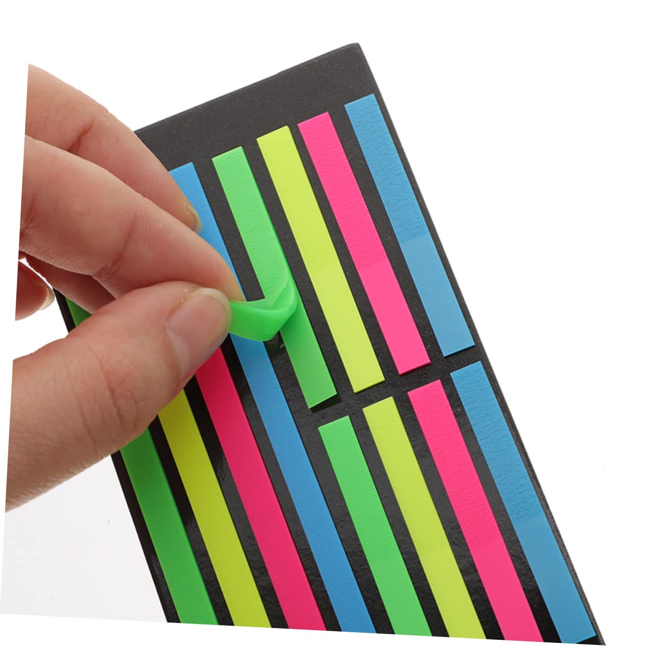 Gadpiparty 3 Series Notas Adhesivas Fluorescentes Resaltadores Cintas Resaltadoras Fichas De Libros Pestañas Adhesivas Resaltando Tiras Cinta Adhesiva La Mascota 6 Piezas X 3