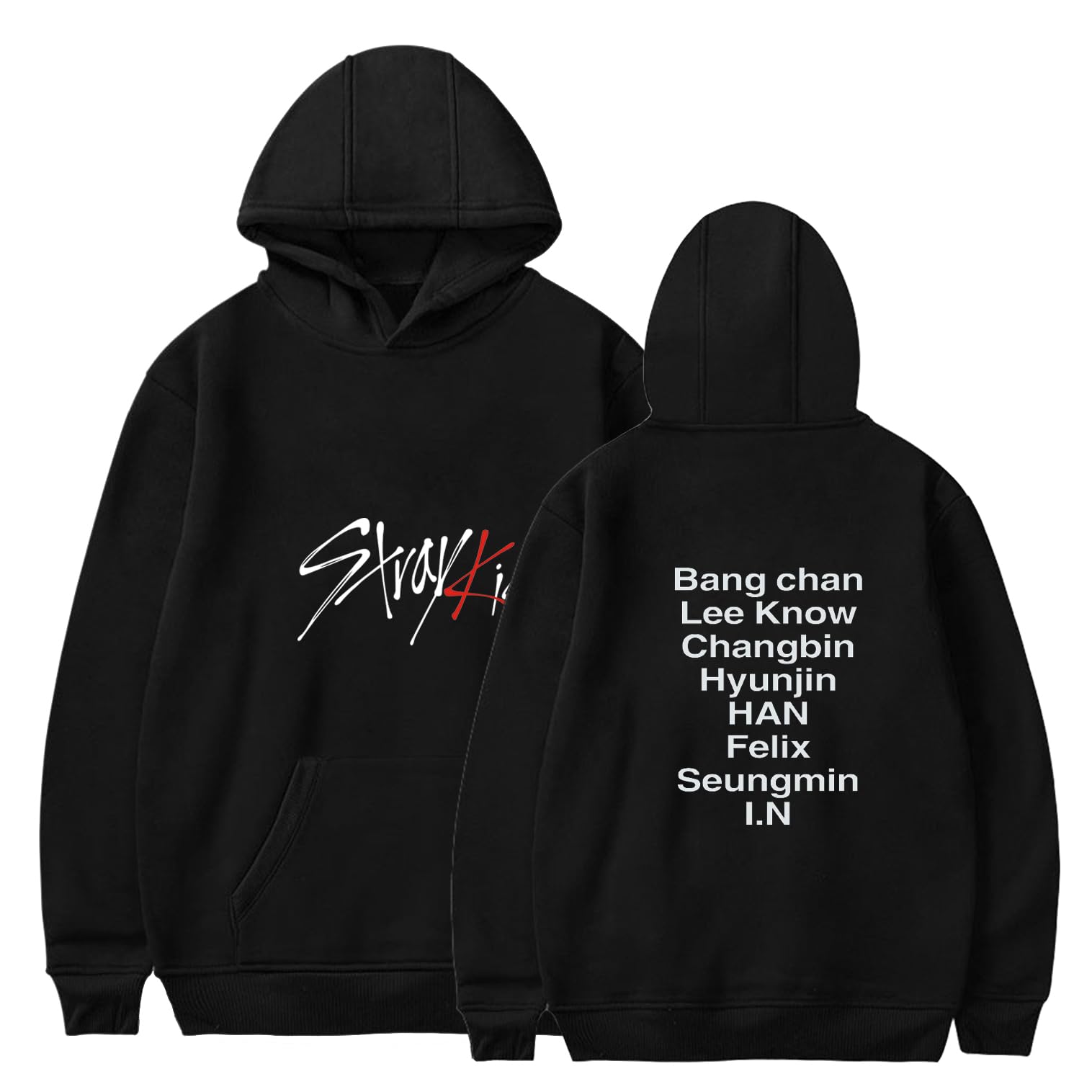 Kpop Stray Kids Hoodie Felix Jisung Woojin Bangchan Sweater Jacket for Women Men