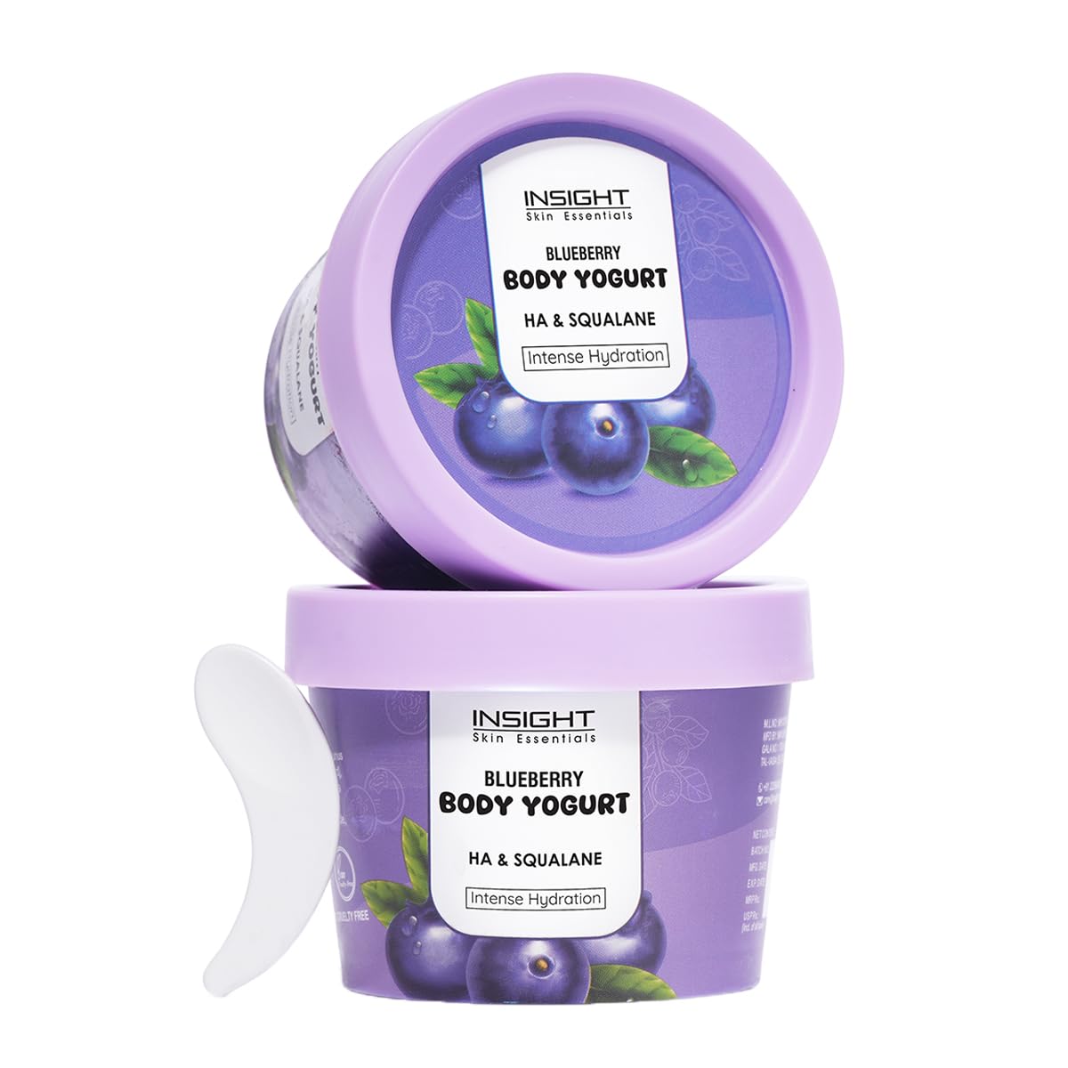 INSIGHT Blueberry Body Yogurt | Lightweight Gel Cream Moisturizer | Long Lasting Hydration | Non Sticky | Fast Absorbing | For Soft Skin | 100 g-image-15