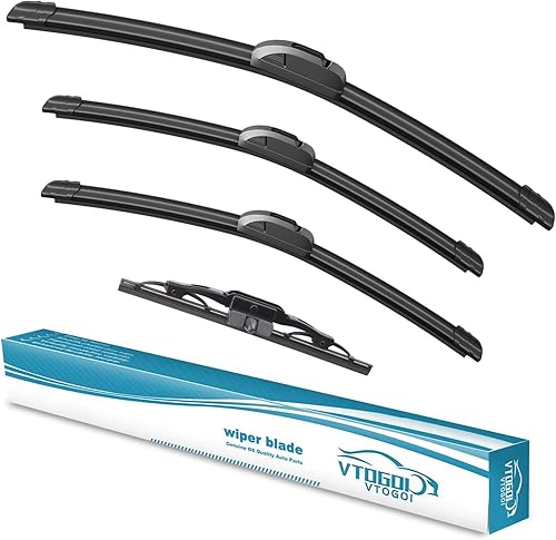 Juego de 3 limpiaparabrisas de repuesto de equipo original de fábrica de 24 pulgadas, 18 pulgadas, 12 pulgadas (juego de 3)
