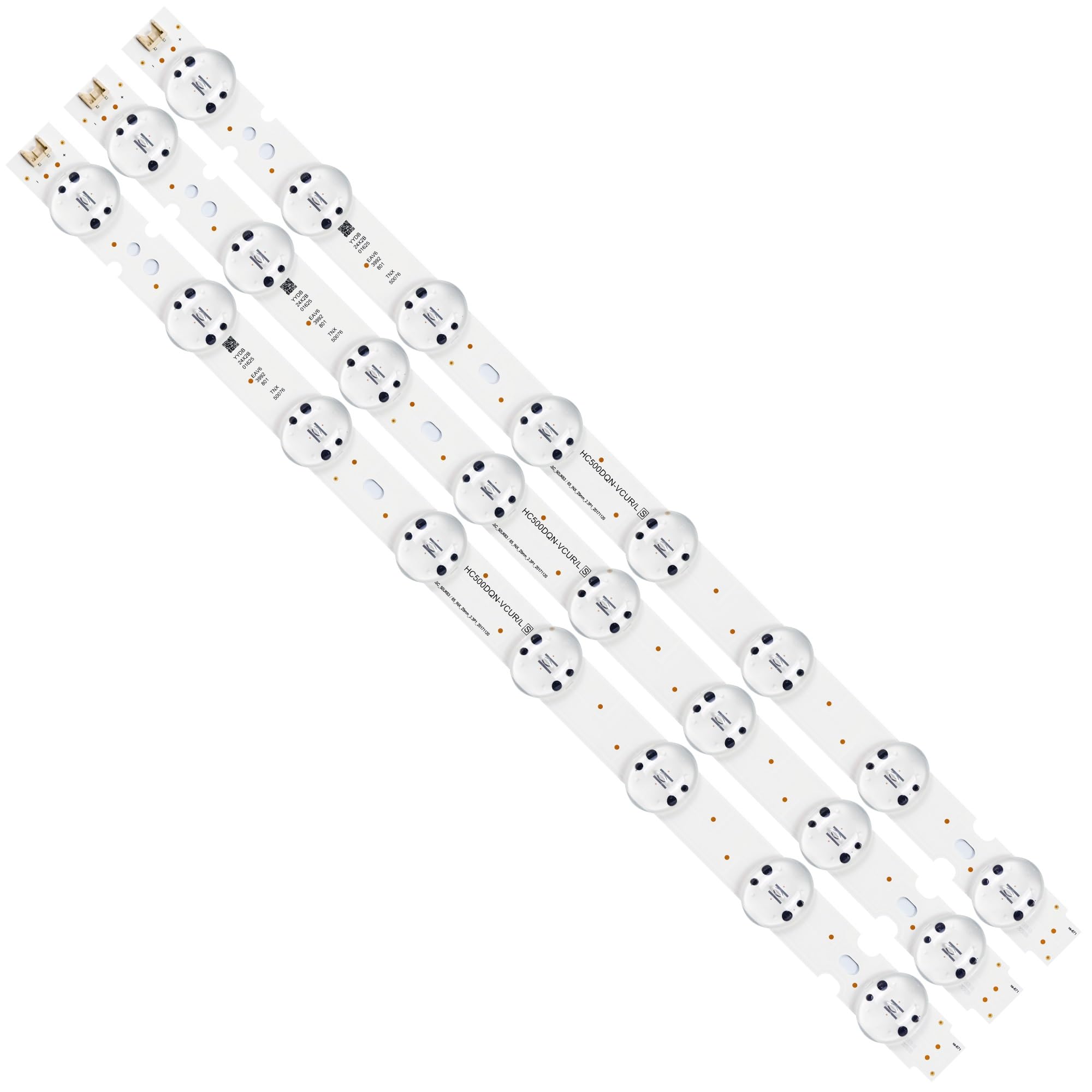 Nuevo 3 unids/Set Tira de LED for iluminación Trasera for LG AGM76150301 SSC_50UK63/65 50UK6300PLB 50UK6950PLB 50UK6750PLD 50UK6500AUA 50UK6300BUB