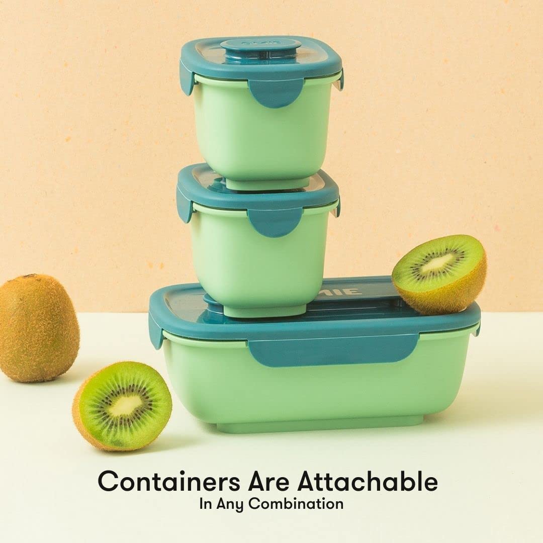Buy OmieBox OmieGo Connecting Bento Box Food Storage Containers Snack