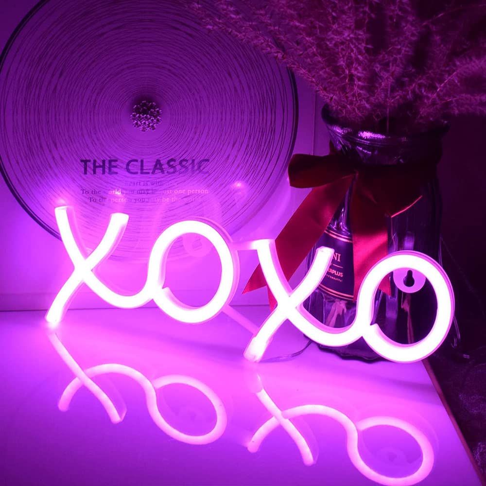 LED Neon Sign Night Light for Wall Party Décor Bedroom Room Bar Wedding Home Birthday Art Decoration Christmas with USB Chain Light modulator 6v — view 35
