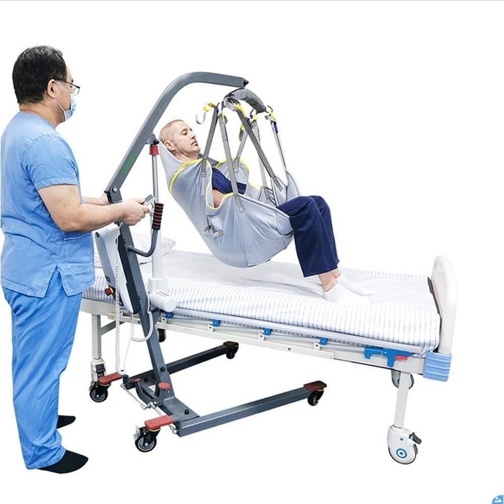 Arnés Elevación Paciente Cuerpo Completo, Grúa de Paciente, Eslinga De Inodoro Cinturón De Transferencia De Elevación De Pacientes con Soporte De Seis Puntos, Equipo De Elevación De Pacientes(Large)