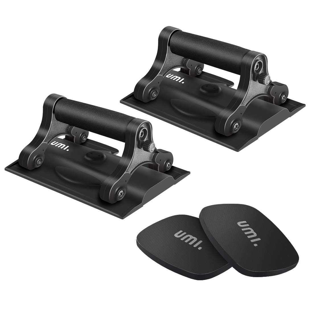 Buy UMI Essentials Multifunctional Ab Wheel Roller and PushUp Bar with