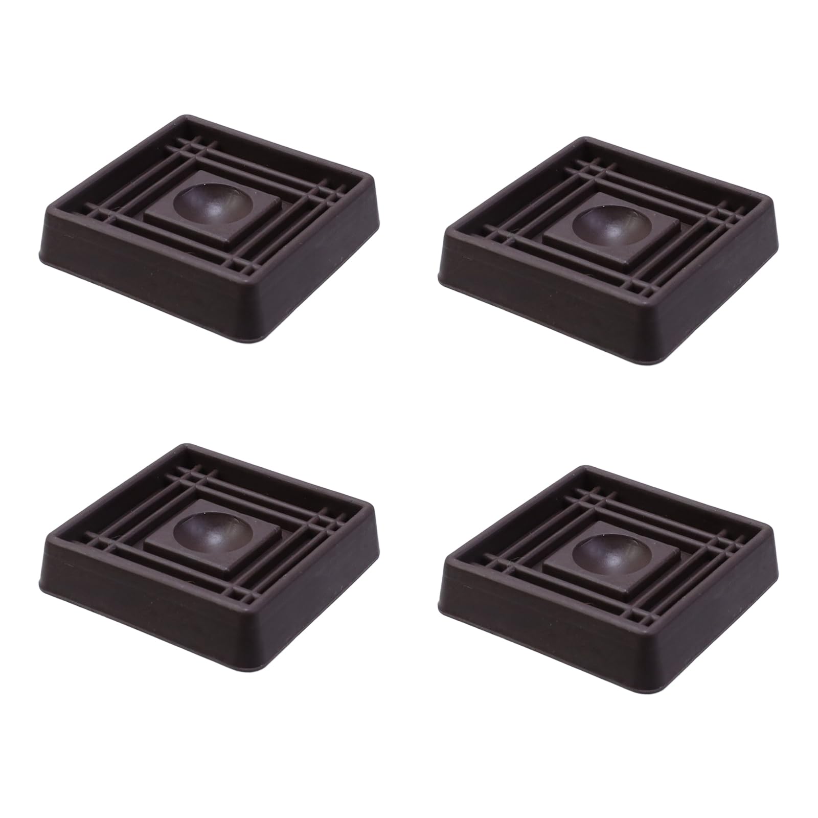 Vasos de goma antideslizantes Semetall para proteger el suelo de patas de sofá y camas, 4 uds.