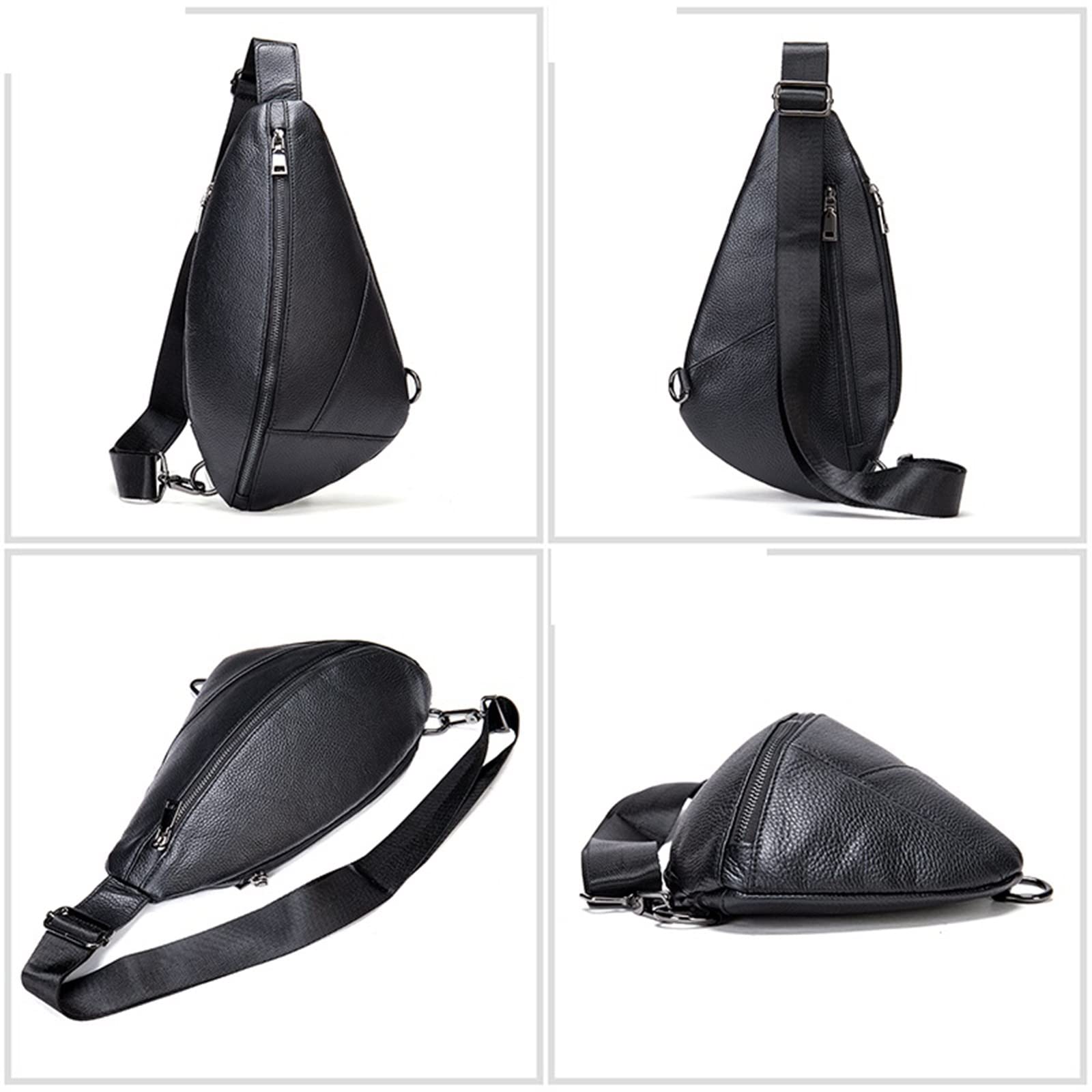 Mochila cruzada impermeable para hombre, mochila diaria, mochila, 1 color, Talla única