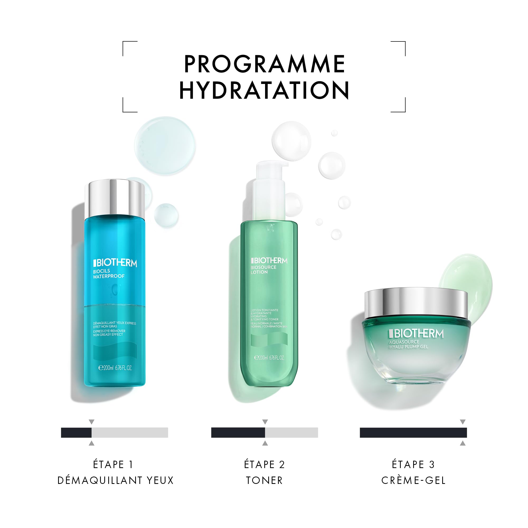 Biotherm, Biocils Waterproof, Démaquillant Yeux Express Biphasé, 200ml
