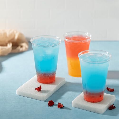 Vista 23 de Tea Zone Popping Pearls. Popping Boba, perlas negras con jugos saborizados, frasco de 7 Lb Azul (Arándano)