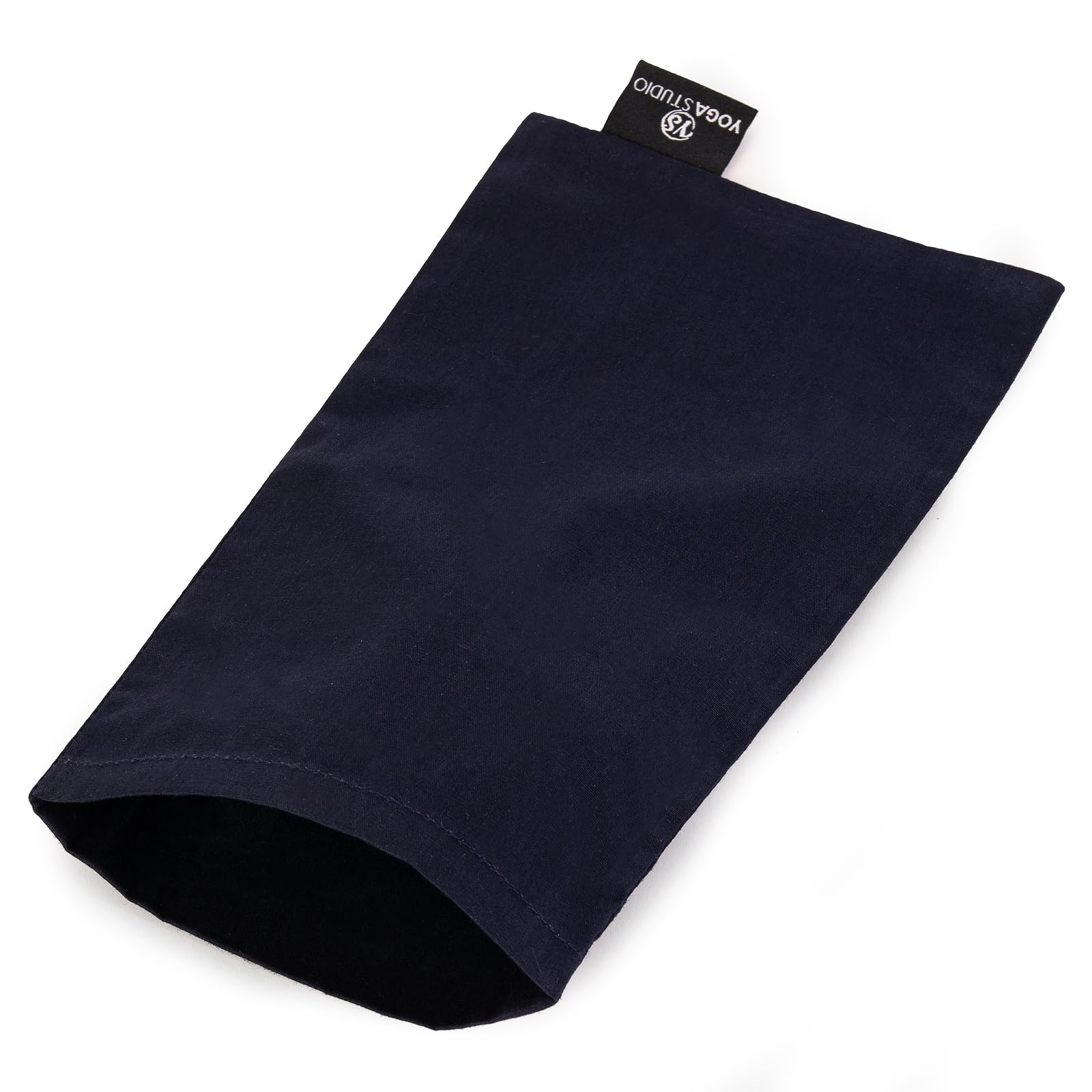 Yoga Studio Eye Pillow Cover – 12cm x 23cm, Yoga Pillow Cover for Spa or Massage Therapists (Navy)