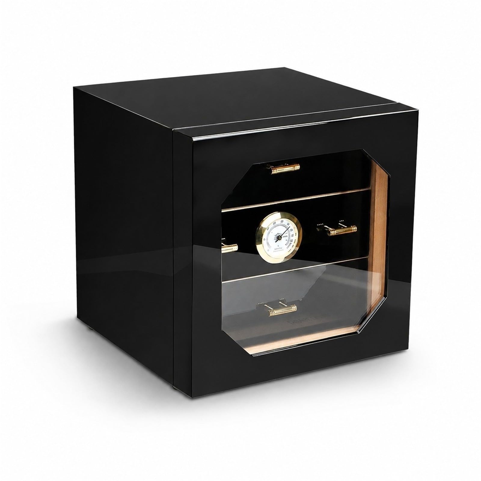 Humidor de cigarros Negro de Alto Brillo