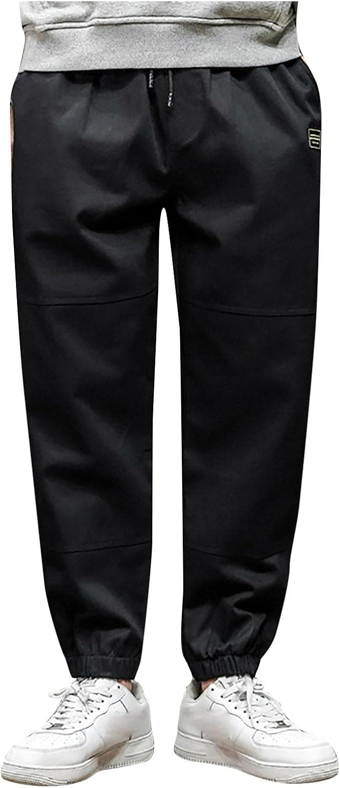 Amazon Co Jp メンズ ワイドパンツ Yuede 1 ロングパンツ ファッション ガウチョパンツ 無地 ズボン ウエストゴム 綿麻 サルエル カジュアル ボトムス ゆったり 大きいサイズ 通気性 ポケット付き ロング丈 韓国 春 夏 秋 冬 通勤 お出かけ Ol シューズ バッグ