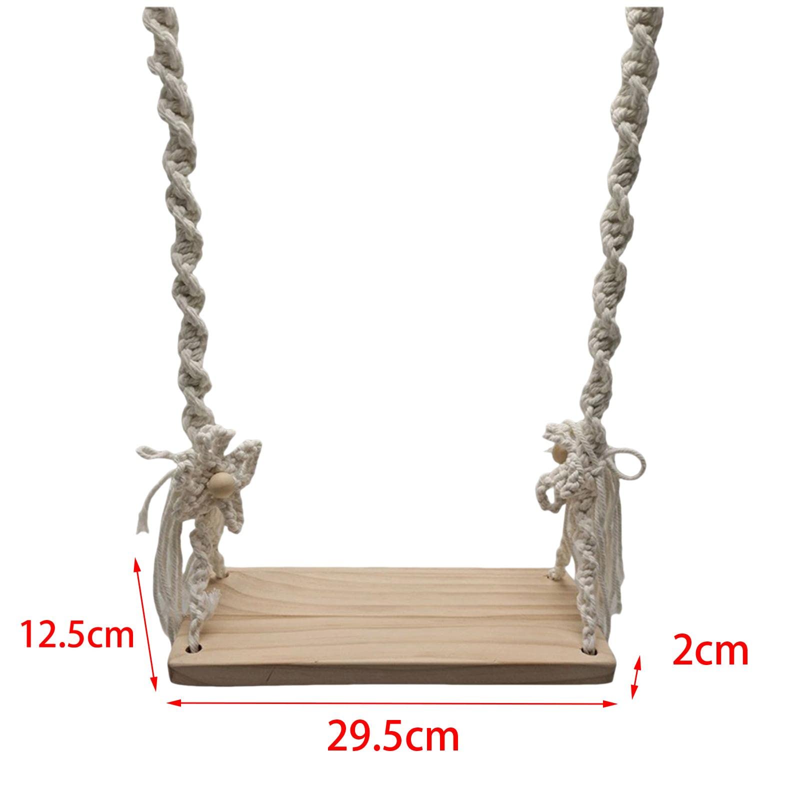 Columpio de Madera para Bebés, Ideal para Sesiones de Fotos de Recién Nacidos, C