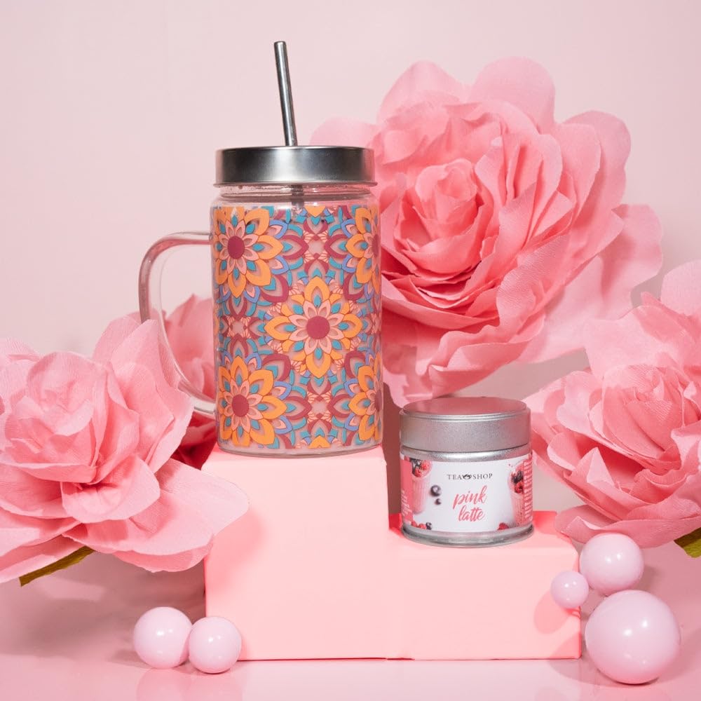 TEA SHOP - Pink Latte - Ideal para preparar smoothies y recetas saludables llenas de vitaminas - Preparado en polvo - Smoothie