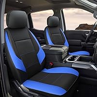 Vista 8 de GIANT PANDA Funda de asiento delantero de automóvil, ajuste personalizado para Chevy Silverado 1500 2500 3500, protectores de asiento de camiones
