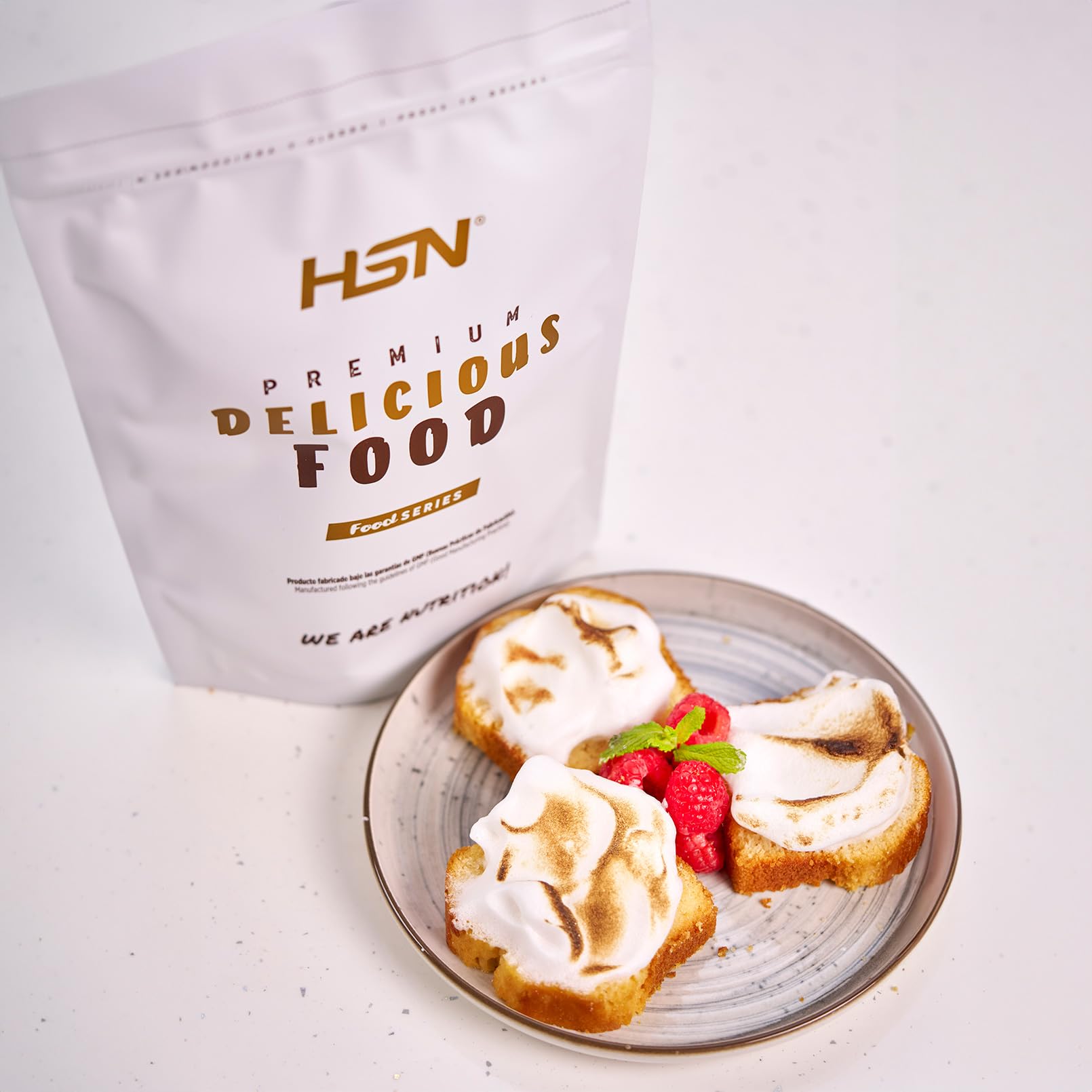Clara de Huevo en Polvo de HSN Foods, 100% Proteína Natural sin Grasas, sin Colesterol, Sin Gluten, Sin Lactosa, Sin Sabor, 2000 gr