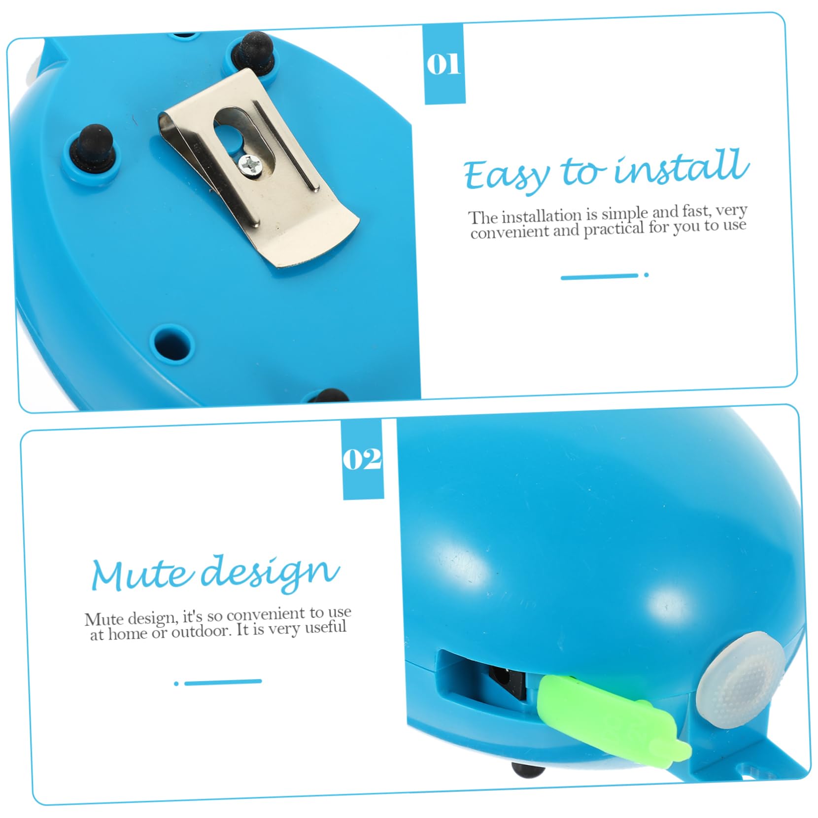 BESPORTBLE Sauerstoffpumpe für Fischbecken Portable air Pump Aquarium air Pump Indoor Aquarium Oxygen Pump tauchfähig Luft Schwimmbad Aquarium -Sauerstoffpumpe Aquariumzubehör Abs Blue