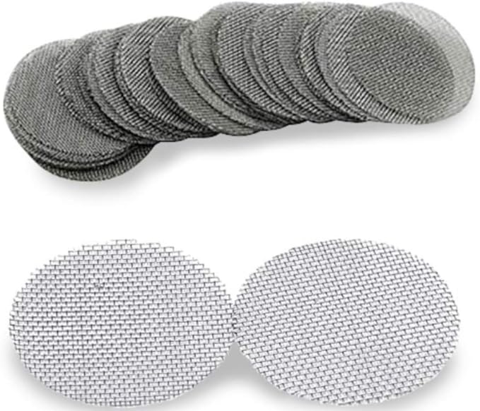 Pipe Screens 100 Stainless Steel Smoking Pipe Screen Filters for