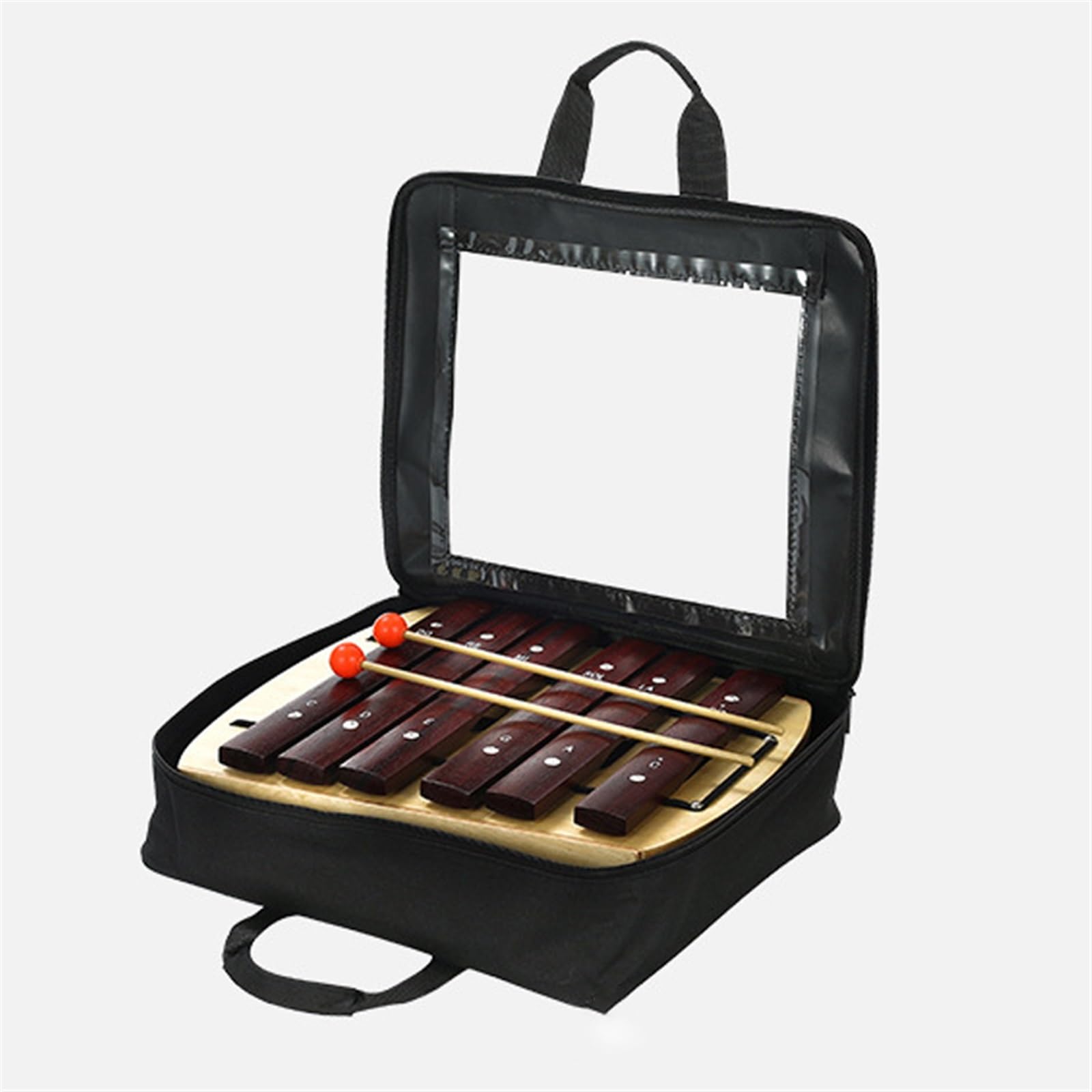 Glockenspiel Strumento a percussione Glockenspiel con corpo in pino squisito a 6 note. Aspetto in tinta unita