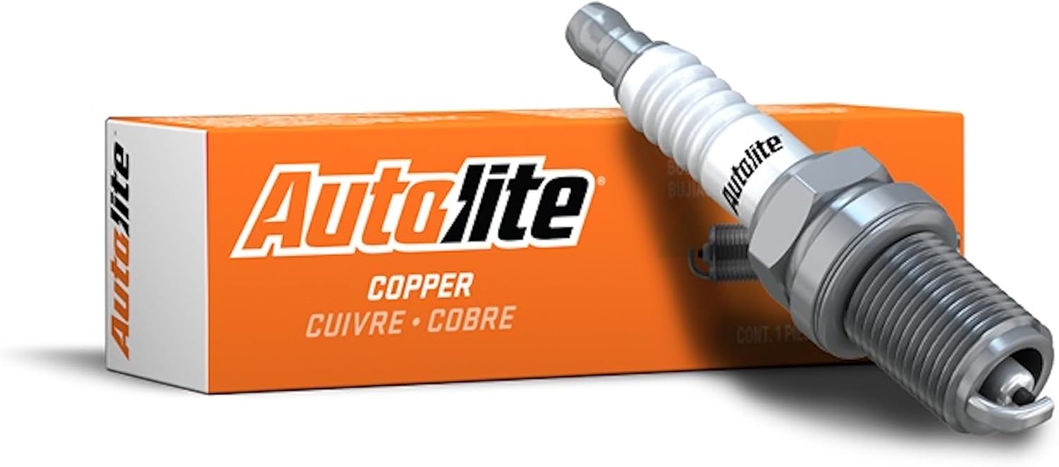 Autolite 386 Copper Resistor Automotive Replacement Spark Plug (1 Pack)