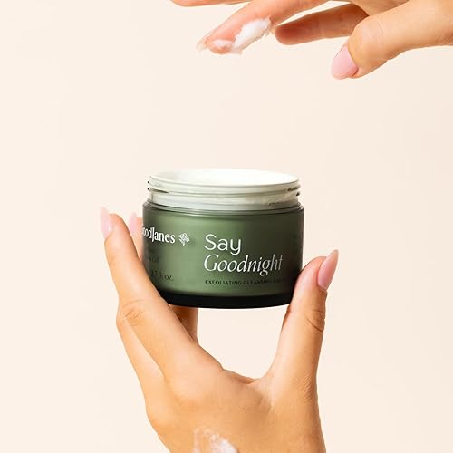 Miniatura 4 de GOODJANES Say Goodnight Melting Cleansing Balm - Limpiador hidratante profundo y desmaquillante con aceite de almendras dulces, cacao y manteca de
